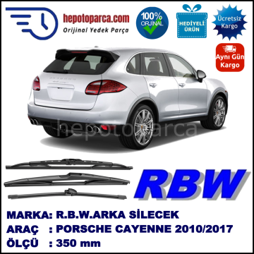 PORSCHE CAYENNE MUZ ARKA SİLECEK RBW ARACA ÖZEL (2010→)