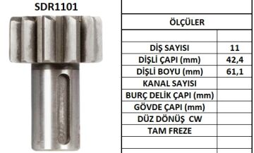 SDR1101  MARS DISLISI-11DIS  DAF F2800,F3200