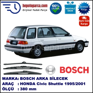HONDA Shuttle  380 mm 01.1995-05.2001 BOSCH Arka Silecek