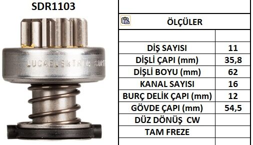 SDR1103  MARS DISLISI-11DIS KHD MOTORS BF4L10 11,F2L1011