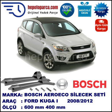 FORD Kuga [CBV] 02.2008-..., 600 / 400 mm. BOSCH AEROECO Aparatlı Muz Silecek