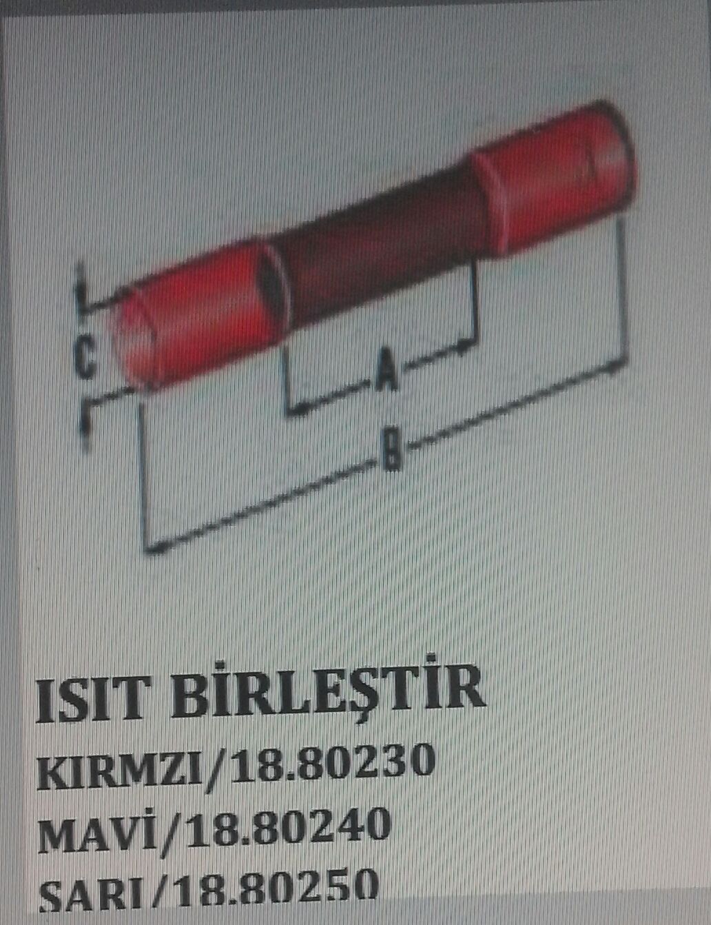 MTA-1-01-14 MTA ISIT BİRLEŞTİR KIRMIZI MTA (18.80230)