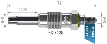 SVAC SV084 KIZDIRMA BUJİSİ PEUGEOT J9