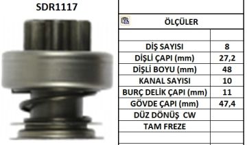 SDR1117  MARS DISLISI-8DIS CHRYSLER DODGE NEO N