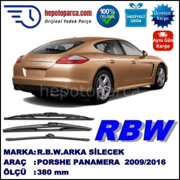 PORSHE PANAMERA [970] MUZ ARKA SİLECEK RBW ARACA ÖZEL (2009-2016)