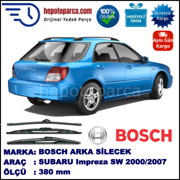 SUBARU Impreza Kombi [GD, GG] 380 mm 10.2000-06.2007 BOSCH Arka Silecek