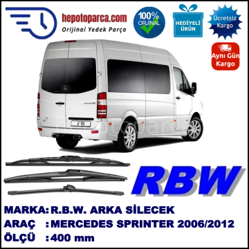 MERCEDES SPRINTER MUZ ARKA SİLECEK RBW ARACA ÖZEL (2006→)