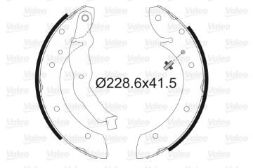 562587 PABUÇLU FREN BALATASI RENAULT MEGANE SCEBNİC 1.4,1.6 (96) 7701204883