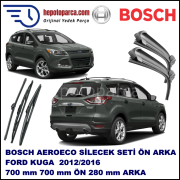 FORD Kuga [CBS] 11,2012-,,, Bosch Aeroeco Ön ve Arka Silecek Takımı