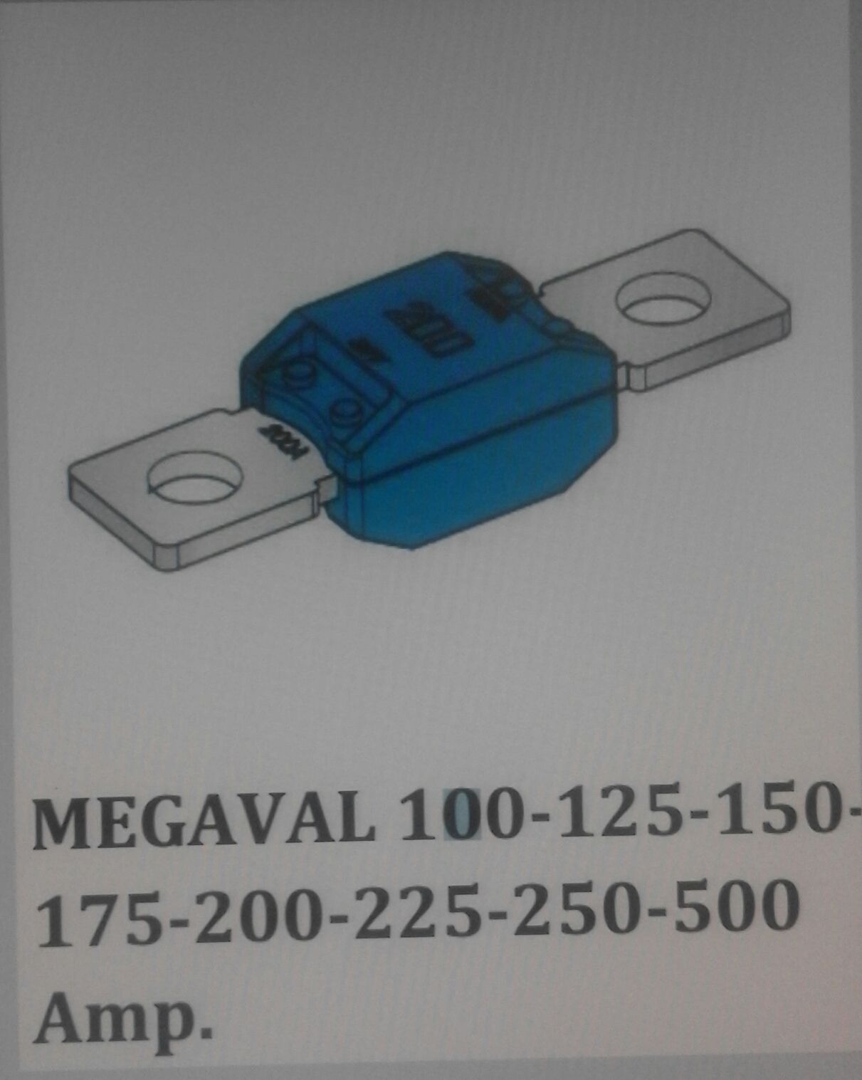 MEGAVAL SİGORTA MTA 500AMP.06.01600 KAHVERENGİ