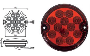 YD-D-0378 1 FONKSİYON ARKA LED LAMBA