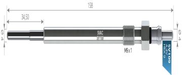 SVAC SV109 KIZDIRMA BUJİSİ FİAT BRAVO-DOBLO-DUCATO