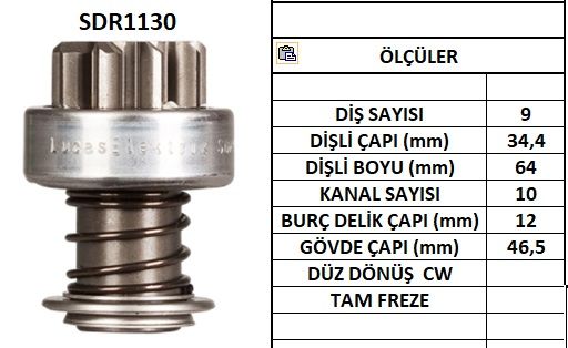 SDR1130  MARS DISLISI-9DIS GOLDONI PANCAR MOT OR