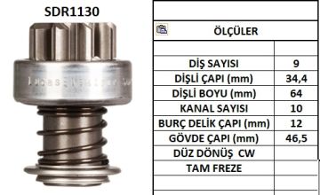SDR1130  MARS DISLISI-9DIS GOLDONI PANCAR MOT OR