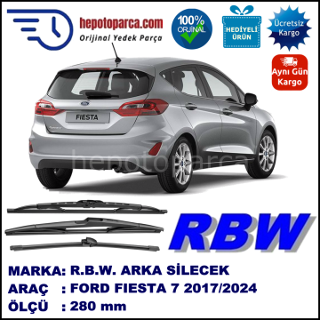 FORD FIESTA  7 MUZ ARKA SİLECEK RBW ARACA ÖZEL  (2017→)