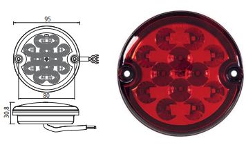 YD-D-0377 2 FONKSİYON ARKA LED LAMBA
