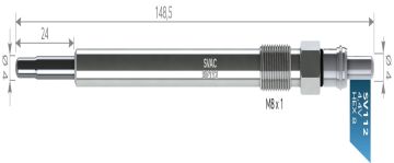 SVAC SV112 KIZDIRMA BUJİSİ ML300-320-350 SPRINTER MERCEDES
