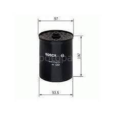 PEUGEOT 208 1.6 BlueHDi 04.2015 - 01.2018 BOSCH MAZOT FİLTRESİ filitre
