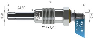 SVAC SV116 KIZDIRMA BUJİSİ CROMA 2,5 RENAUL MASTER11V RENAULT