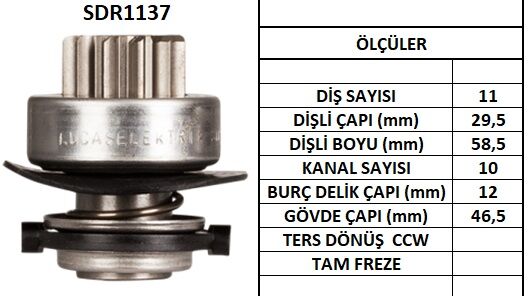 SDR1137  MARS DISLISI-11DIS LADA SAMARA 1.1,1 .3,1.5