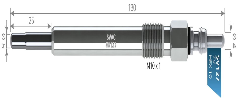 SVAC SV127 KIZDIRMA BUJİSİ JEEP-CHEROKEE 2,8 CRD7V