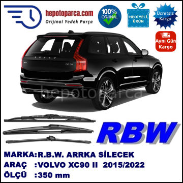 VOLVO XC90 2 MUZ ARKA SİLECEK RBW ARACA ÖZEL (2015→)