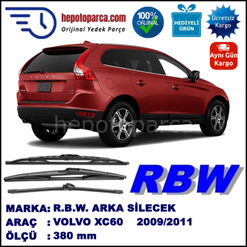 VOLVO XC60 1 MUZ ARKA SİLECEK RBW ARACA ÖZEL (2009-2010)