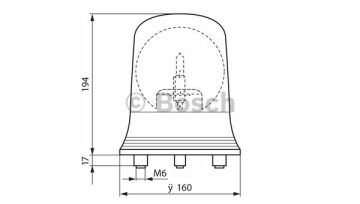 Döner Tepe Lambası - RSWF 100RSWF 100, 12V