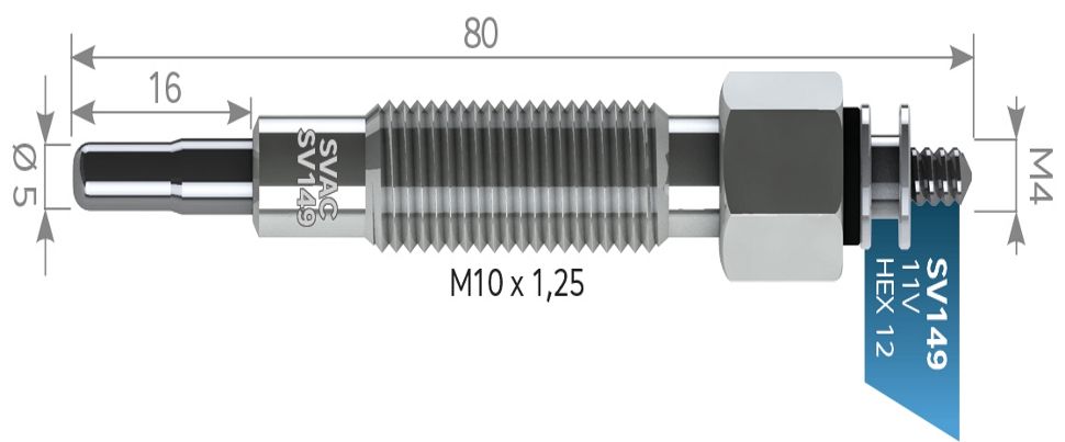 SVAC SV149 KIZDIRMA BUJİSİ HONDA CİVİC 1.4 11V