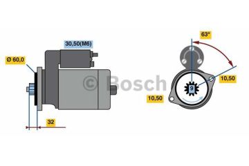 Marş MotoruMERCEDES-BENZ SLS-Klasse MB A0061500001; MB 00615