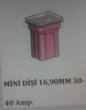 MİNİ DİŞİ  SİGORTA MTA 30 AMP.04.73030 27*16,90