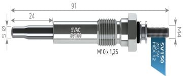 SVAC SV150 KIZDIRMA BUJİSİ  ELF 155-153-254-256-350