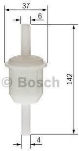 VW (VOLKSWAGEN) Jetta 1.8 01.1984 - 10.1991 BOSCH BENZİN FİLTRESİ