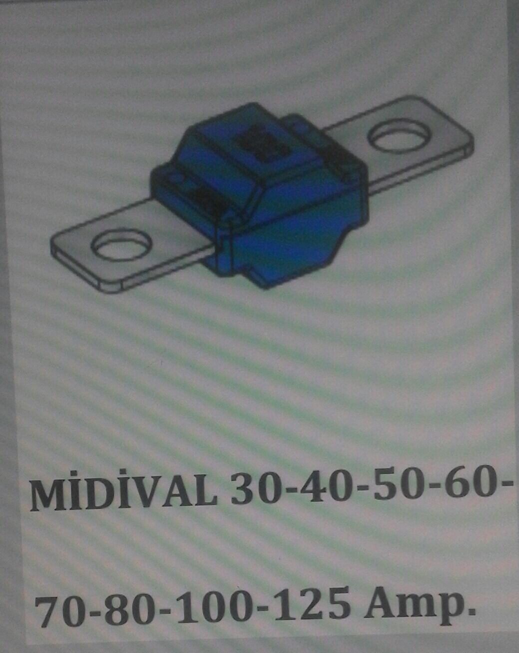 MTA-1-02-70 MTA MİDİVAL SİGORTA MTA ORJİNAL 30AMP 06.02030 TURUNCU **