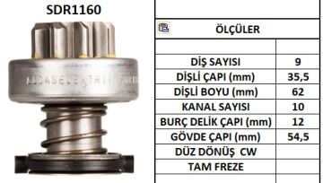SDR1160  MARS DISLISI-9DIS MARCOPOLO VOLARE 4 .07 TCA,BOSCH