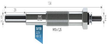 SVAC SV159 KIZDIRMA BUJİSİ 4HK11 Y784M-MITSU.KAMYON  ISUZU