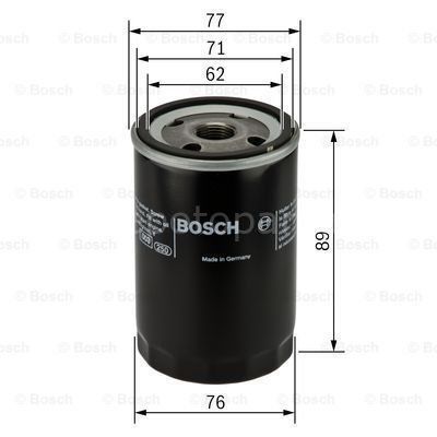 MINI (BMW) One D 03.2003 - 09.2005 BOSCH YAĞ FİLTRESİ filitre