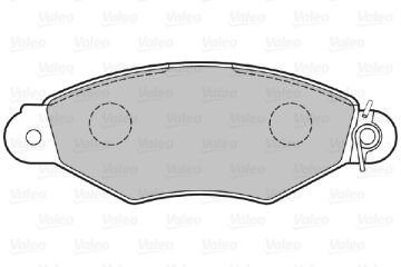 598325 DİSK FREN BALATASI (ÖN)CITROEN XSARA 1.4 (97) 425169 4251-69