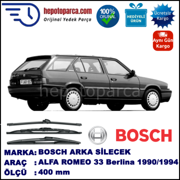 ALFA ROMEO 33 Sport Wagon [907] 400 mm 01.1990-10.1994 BOSCH Arka Silecek