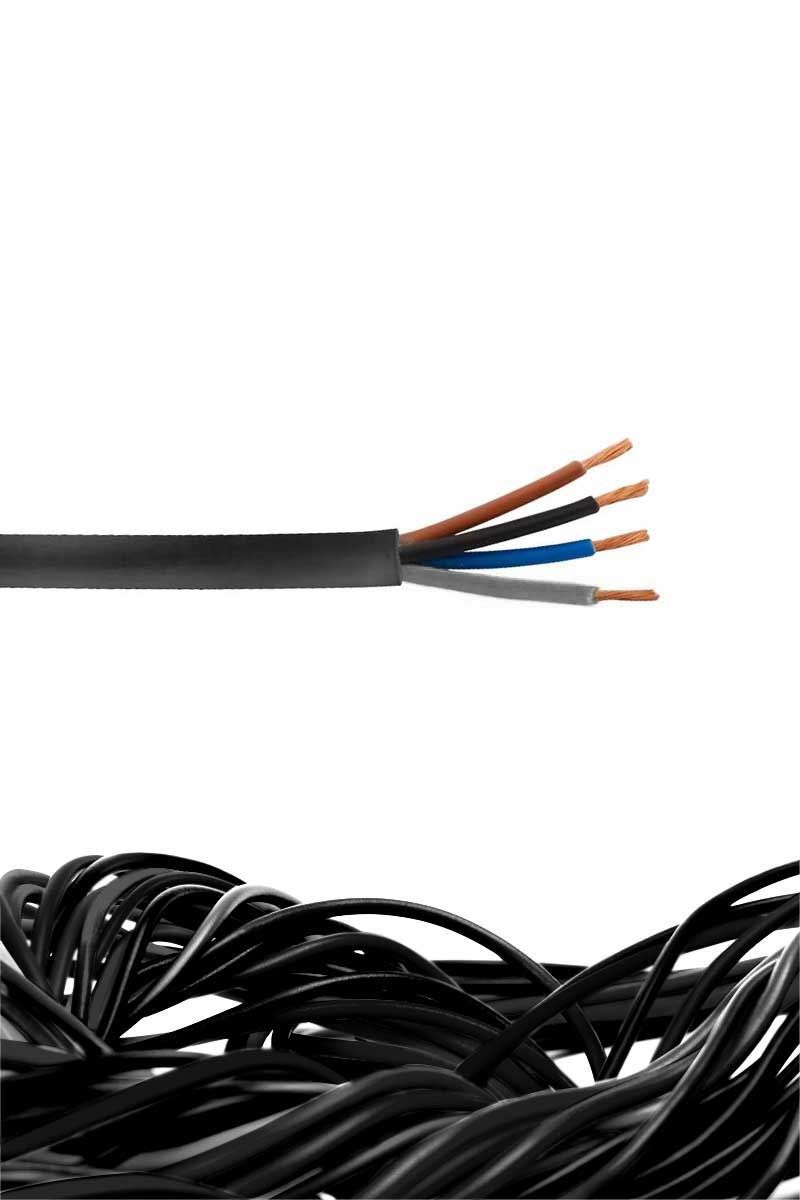 2*1mm ANVV KABLO MAKARONLU 100 METRE SİYAH