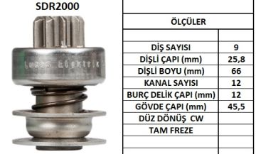 SDR2000  MARS DISLISI-9DIS  MERCEDES BENZ-OPE L ASCONA,REKORDKADETT C