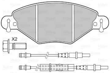 598419 DİSK FREN BALATASI (ÖN) CITROEN C5 2.0i 16V (00) 425215 4252-15