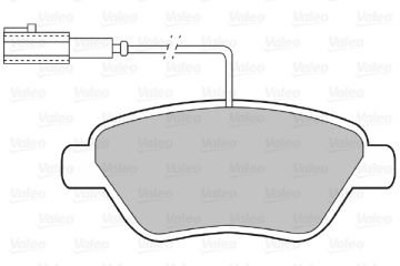 598426 DİSK FREN BALATASI (ÖN) FIAT STİLO 1.6 16V (01),IDEA 1.2i,1.3 JTD 425407 4254-07
