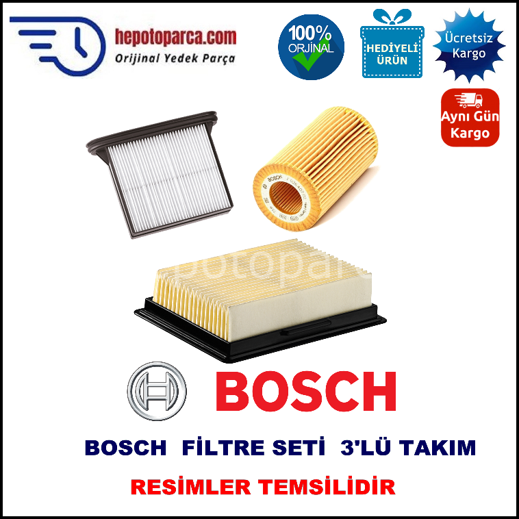 CITROEN C3 1.4i (01.2002 - 08.2005) BOSCH Filtre Seti filitre