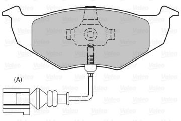 598488 DİSK FREN BALATASI (ÖN) SEAT AROSA 1.0i,1.4i,1.4 tdi,1.7 Sdi,(97-99) 6N0698151