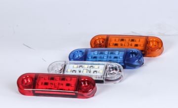 ÜÇLER.A19-0910LT ÜÇLER PARMAK LAMBA OVAL 9 LEDLİ YM  TURUNCU