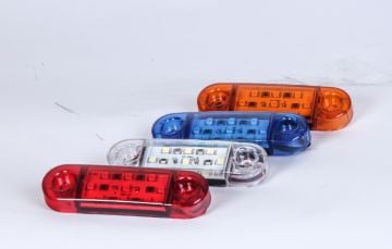 ÜÇLER.A19-0910M ÜÇLER PARMAK LAMBA OVAL 9 LEDLİ YM  MAVİ