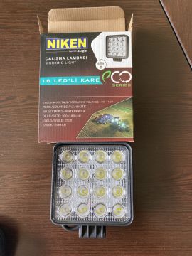 ÇALIŞMA LAMBASI ECO 16 LEDLİ KARE