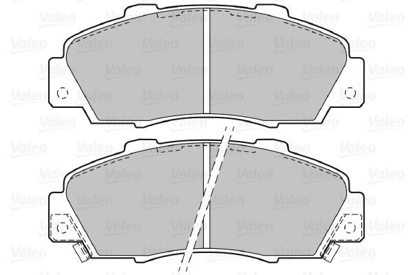 598627 DİSK FREN BALATASI (ÖN) HONDA ACCORD 1.8i 16V ,2.0 16V (+ABS)89 06430-S5A-E50