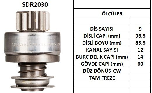SDR2030  MARS DISLISI-9DIS  DELCO REMY 28MT M OTOR